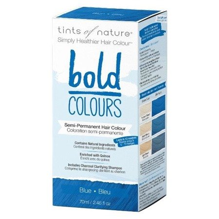 Półtrwała farba do włosów Tints of Nature BOLD Colours – Niebieska